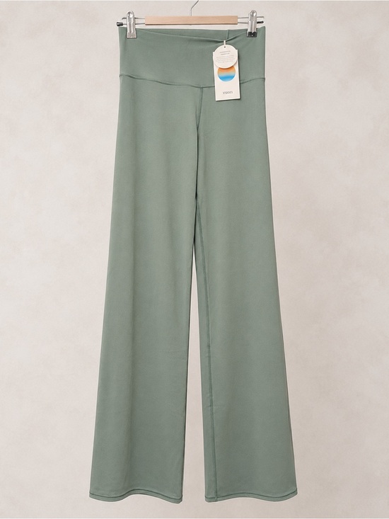 Vuori Pants - Vuori Wide-Leg Yoga Pants in Sage